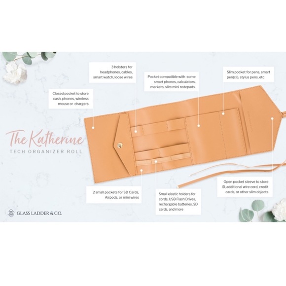 GLASS LADDER & CO. | Katherine Tech Organizer - Picture 12 of 12